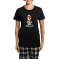thumbnail image 1 of CafePress - Red White Greyhound Women's Dark Pajamas - Women's Short Sleeve Print T-Shirt and Pants Dark Cotton Pajama Set, 1 of 7
