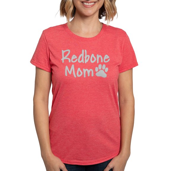 CafePress - Redbone MOM T Shirt - Womens Tri-blend T-Shirt