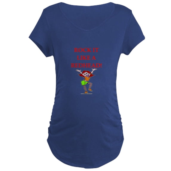 CafePress - Redhead Maternity T Shirt - Maternity Dark T-Shirt