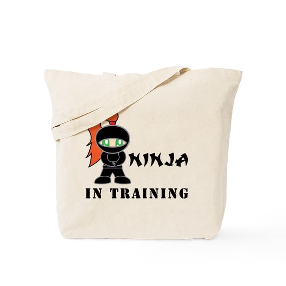 CafePress - Redhead Ninja In Training Tote Bag - Unisex Canvas Tote Bag, Beige, 1-Piece