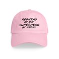 thumbnail image 1 of CafePress - Redhead Superhero Cap - Adjustable 100% Brushed Unisex Casual Cotton Baseball Cap, Beige, 1, 1 of 2