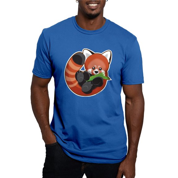 CafePress - Redpanda Men's Fitted T Shirt (Dark) - Men's Fitted T-Shirt