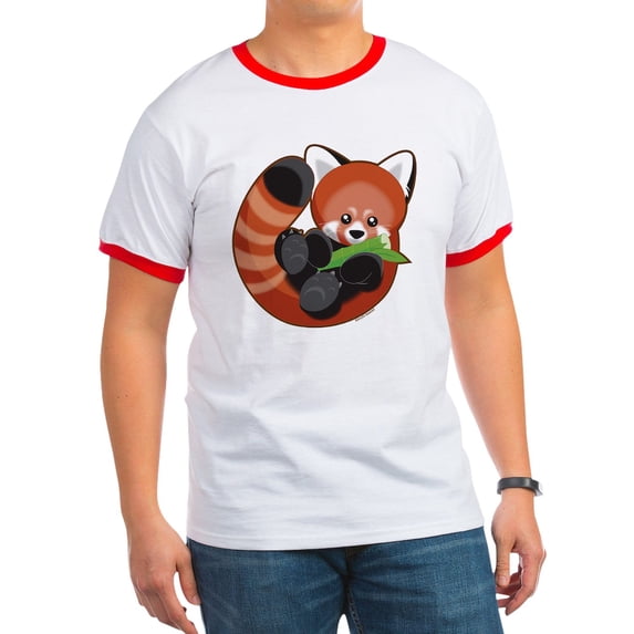 CafePress - Redpanda Ringer T - 100% Cotton Ringed T-Shirt