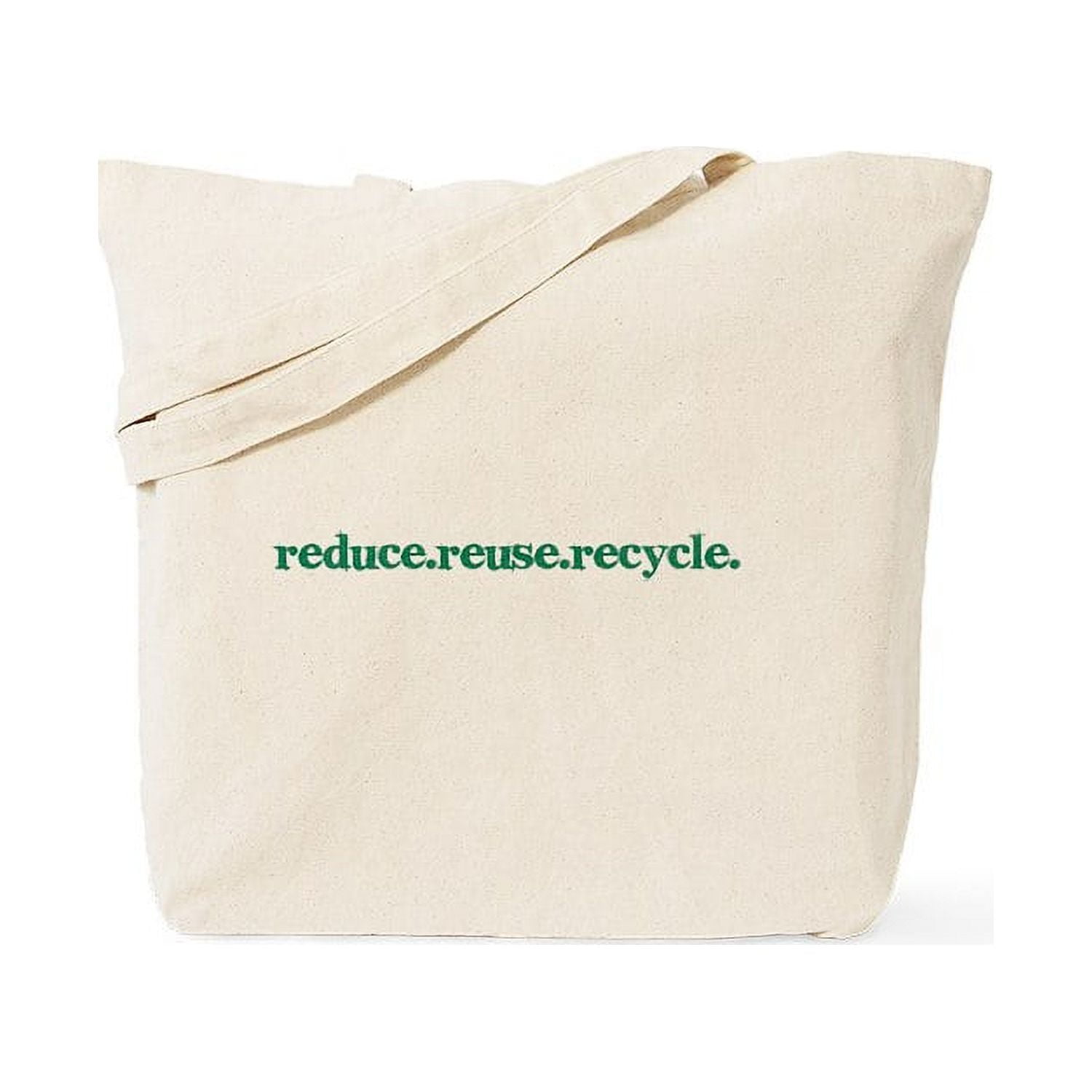 CafePress Reduce.Reuse.Recycle Tote Bag Natural Canvas Tote Bag