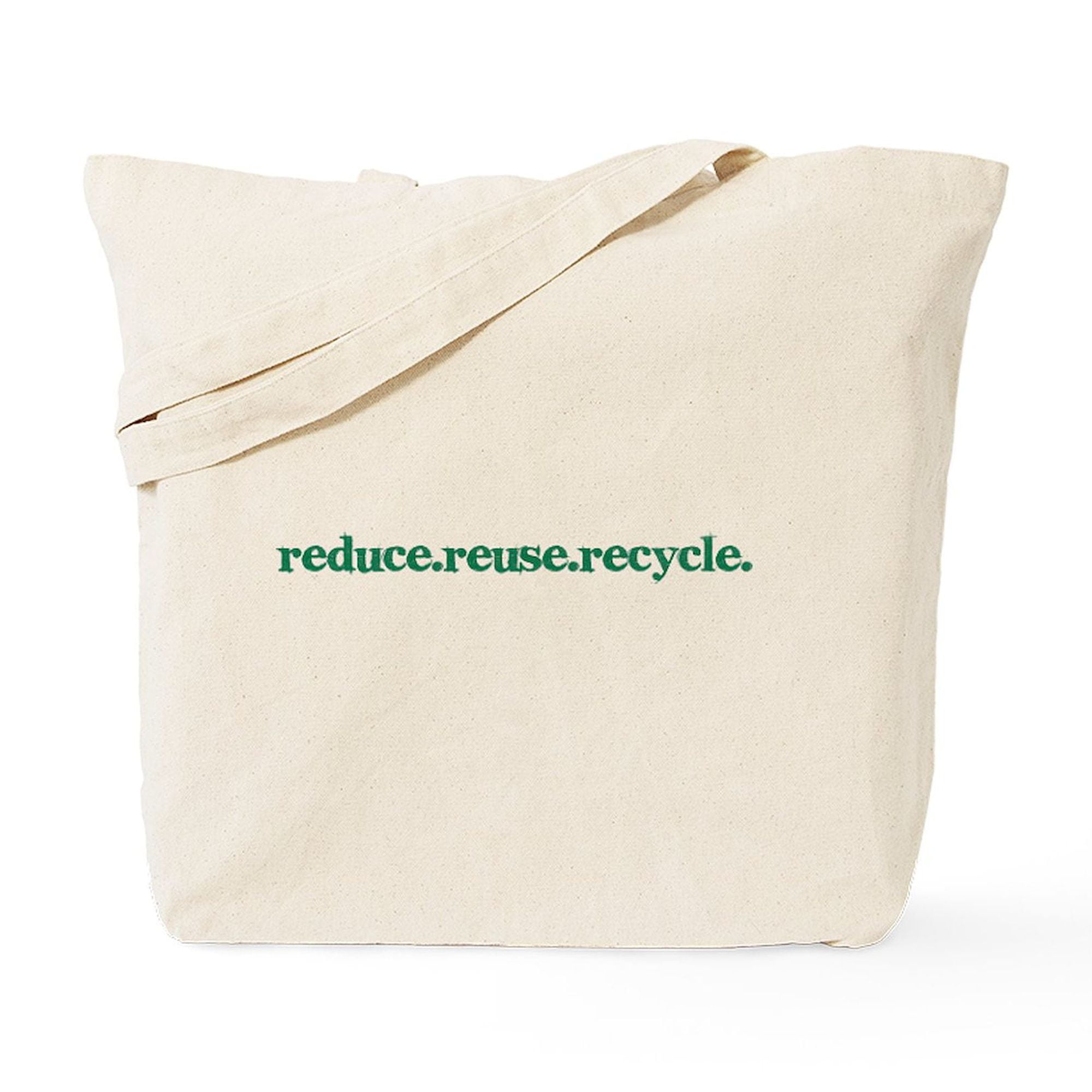 CafePress - Reduce.Reuse.Recycle Tote Bag - Unisex Canvas Tote Bag ...