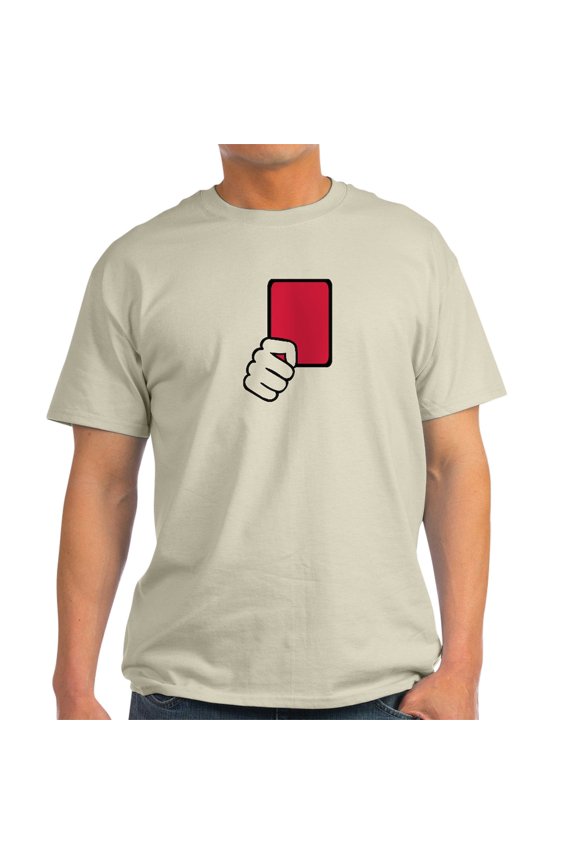 - Referee Red Card Light T Shirt - Men's Classic Graphic T-Shirt