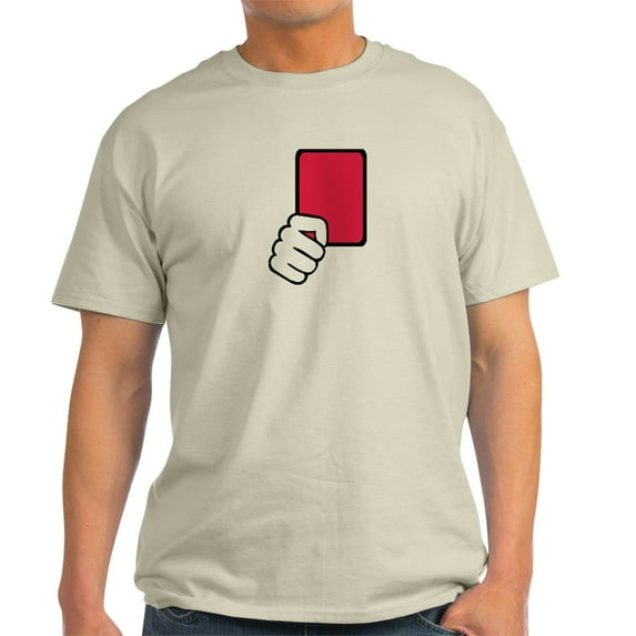 CafePress - Referee Red Card Light T Shirt - Light T-Shirt - CP