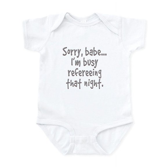 CafePress - Refereeing Body Suit - Baby Light Bodysuit, Size Newborn - 24 Months