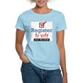 thumbnail image 1 of CafePress - Register To Vote. Ask Me How. T Shirt - Women's Classic T-Shirt, 1 of 4