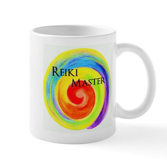 CafePress - Reiki Symbol Reiki Master Print Mugs - 11 oz Ceramic Mug - Novelty Coffee Tea Cup