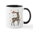thumbnail image 1 of CafePress - Reindeer Cardinal - 11 oz Ceramic Mug - Novelty Coffee Tea Cup, 1 of 4