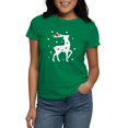 thumbnail image 1 of CafePress - Reindeer Cardinal Women's Classic T Shirt - Women's Traditional Fit Dark T-Shirt, 1 of 4