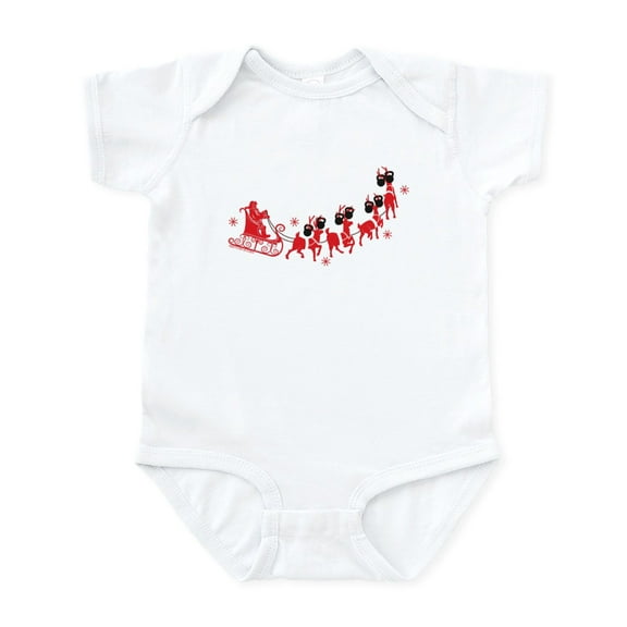 CafePress - Reindeer Games Small Body Suit - Baby Light Bodysuit, Size Newborn - 24 Months