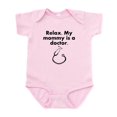 thumbnail image 1 of CafePress - Relax My Mommy Is A Doctor Body Suit - Baby Light Bodysuit, Size Newborn - 24 Months, 1 of 4