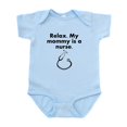 thumbnail image 1 of CafePress - Relax My Mommy Is A Nurse Body Suit - Baby Light Bodysuit, Size Newborn - 24 Months, 1 of 4