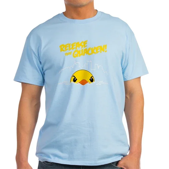 CafePress - Release The Quacken Dark T Shirt - Men's Classic Cotton T-Shirts