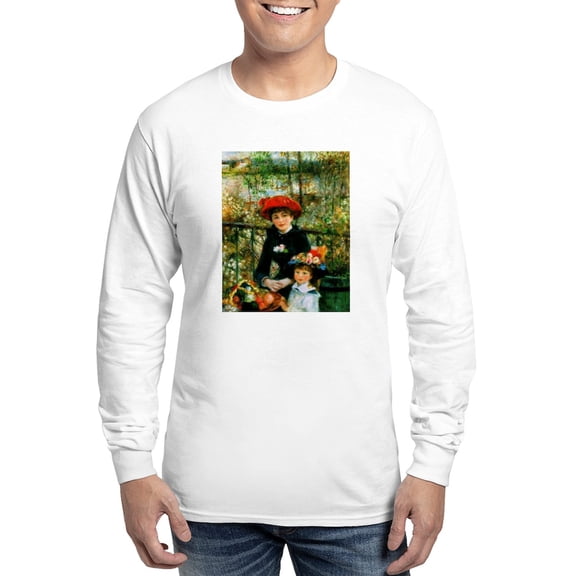 CafePress - Renoir Two Sisters Long Sleeve T Shirt - Unisex Cotton Long Sleeve T-Shirt