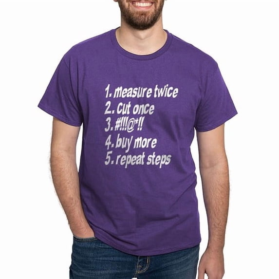CafePress - Repeat Steps Dark T Shirt - Men's Classic Cotton T-Shirts