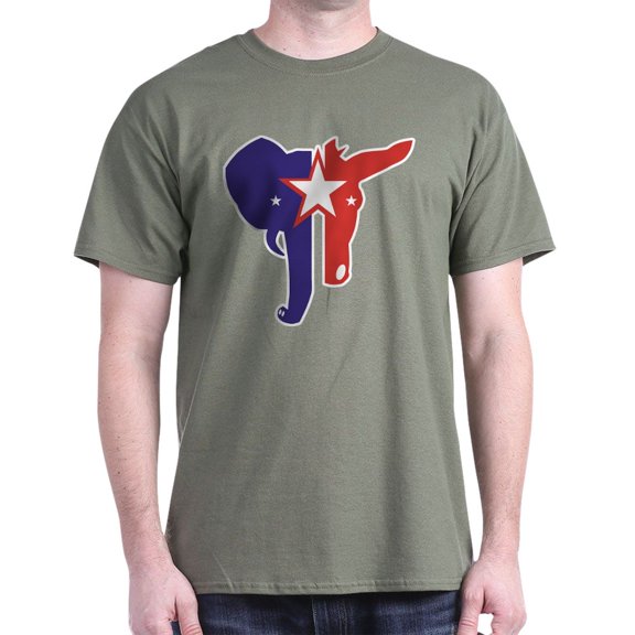 CafePress - Republican Democrat Dark T Shirt - Men's Classic Graphic Cotton T-Shirt