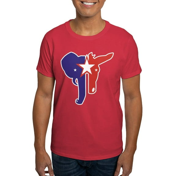 CafePress - Republican Democrat Dark T Shirt - Men's Classic Graphic Cotton T-Shirt