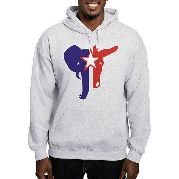 CafePress - Republican Democrat Hooded Sweatshirt - Pullover Hoodie, Hooded Sweatshirt