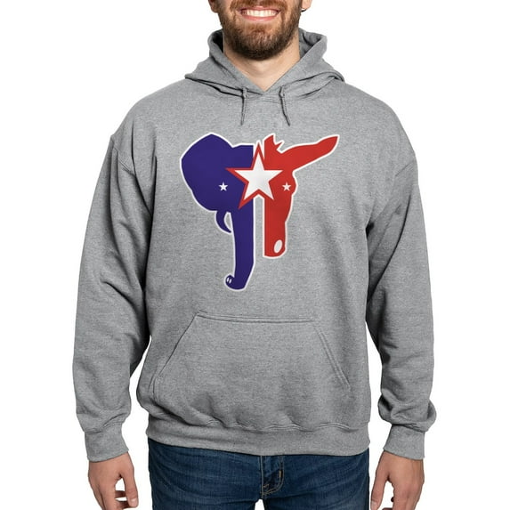 CafePress - Republican Democrat Hooded Sweatshirt - Pullover Hoodie, Hooded Sweatshirt