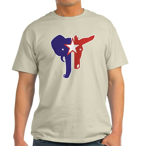 CafePress - Republican Democrat Light T Shirt - Light T-Shirt - CP