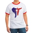 thumbnail image 1 of CafePress - Republican Democrat Ringer T - 100% Cotton Ringed T-Shirt, 1 of 4
