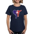 thumbnail image 1 of CafePress - Republican Democrat Women's Dark T Shirt - Women's Traditional Fit Dark T-Shirt, 1 of 4