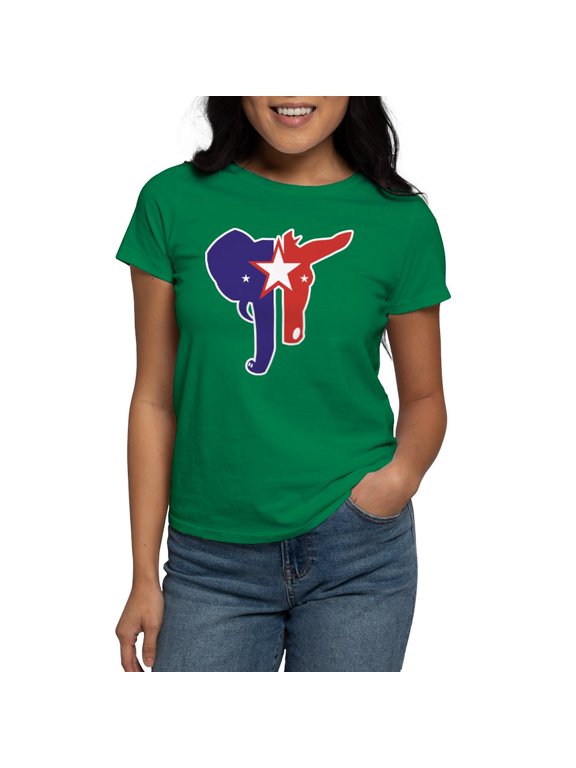 - Republican Democrat Women's Dark T Shirt - Women's Traditional Fit Dark T-Shirt