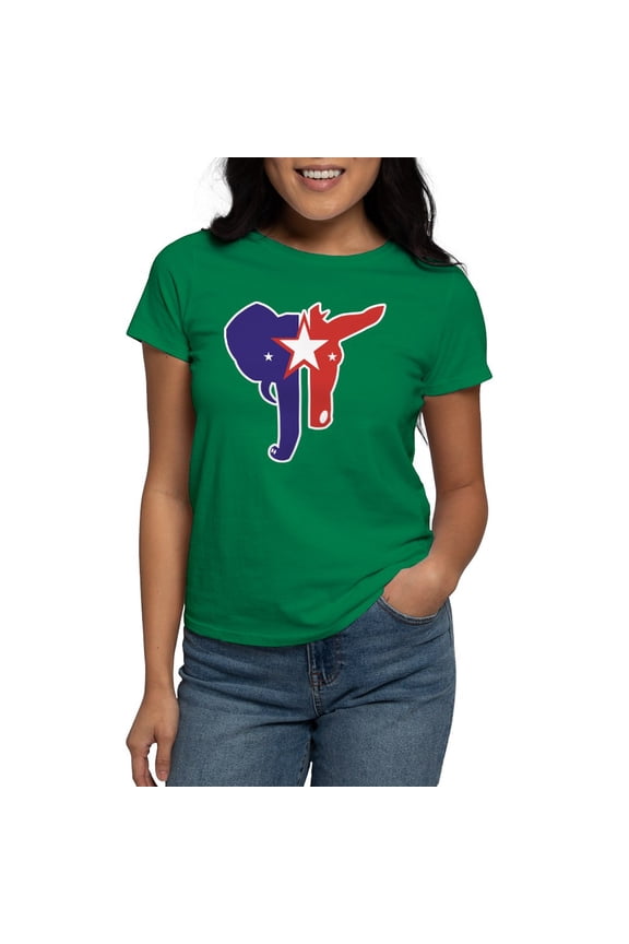 - Republican Democrat Women's Dark T Shirt - Women's Traditional Fit Dark T-Shirt