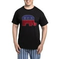 thumbnail image 1 of CafePress - Republican Elephant (NP) Men's Dark Pajamas - Men's Dark Loose Fit Cotton Pajama Set, 1 of 7