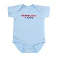 thumbnail image 1 of CafePress - Republican Infant Onesie - Baby Light Bodysuit, Size Newborn - 24 Months, 1 of 4