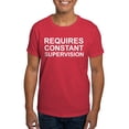 thumbnail image 1 of CafePress - Requires Constant Supervision Dark T Shirt - Men's Classic Graphic Cotton T-Shirt, 1 of 4