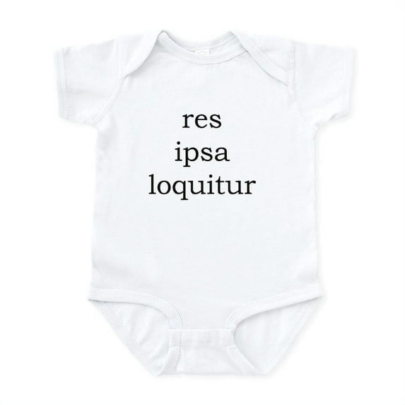 CafePress - Res Ipsa Loquitur Infant Body Suit - Baby Light Bodysuit, Size Newborn - 24 Months