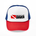 thumbnail image 1 of CafePress - Rescue Diver - Adjustable Unisex Printed Trucker Hat with Mesh Back, 1 of 10