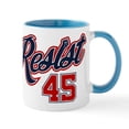 thumbnail image 1 of CafePress - Resist 45 - 11 oz Ceramic Mug - Novelty Coffee Tea Cup, 1 of 6