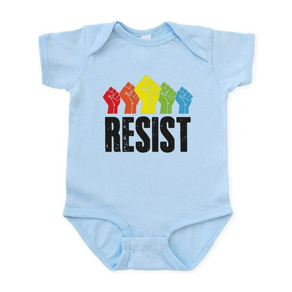CafePress - Resist Infant Bodysuit - Baby Light Bodysuit, Size Newborn - 24 Months