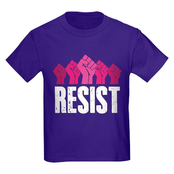 CafePress - Resist Kids Dark T Shirt - Dark T-Shirt Kids XS-XL