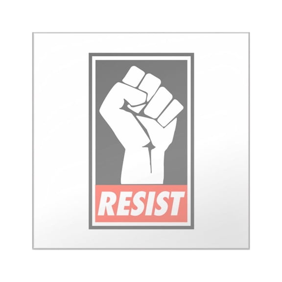 CafePress - Resist Sticker - Square Sticker 3" x 3"