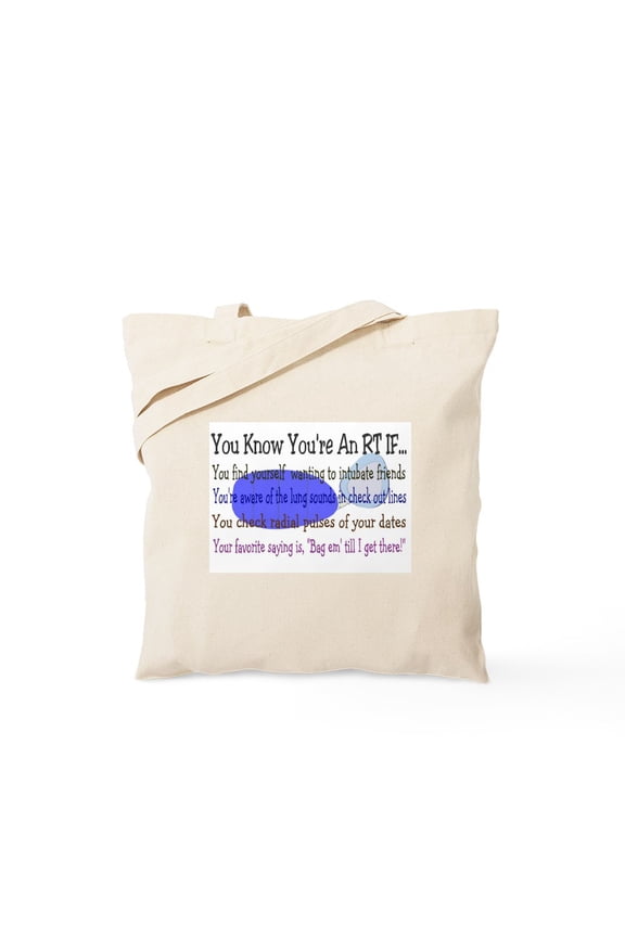 - Respiratory Therapy III Tote Bag - Unisex Canvas Tote Bag, Beige, 1-Piece