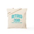 thumbnail image 1 of CafePress - Retired 2018 Tote Bag - Unisex Canvas Tote Bag, Beige, 1-Piece, 1 of 6