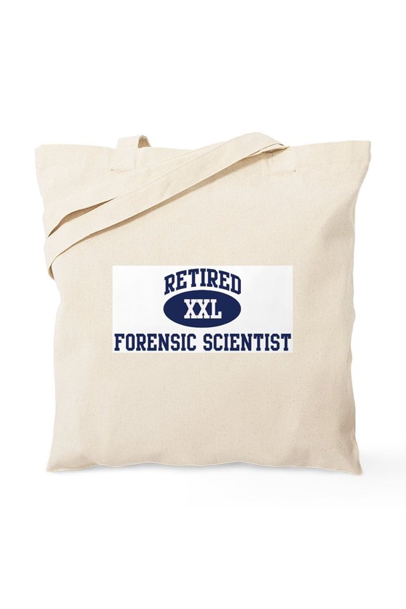 - Retired Forensic Scientist Tote Bag - Unisex Canvas Tote Bag, Beige, 1-Piece