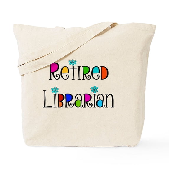 CafePress - Retired Librarian Tote Bag - Unisex Canvas Tote Bag, Beige, 1-Piece