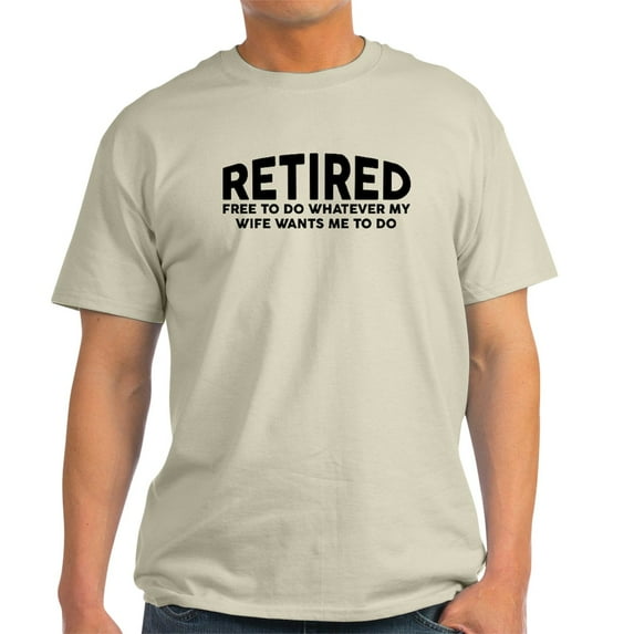 CafePress - Retired Light T Shirt - Men's Classic Graphic T-Shirt