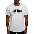 thumbnail image 1 of CafePress - Retired Light T Shirt - Men's Classic Graphic T-Shirt, 1 of 4