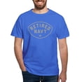 thumbnail image 1 of CafePress - Retired Navy Dark T Shirt - Men's Classic Cotton T-Shirts, 1 of 3