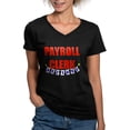 thumbnail image 1 of CafePress - Retired Payroll Clerk Women's V Neck Dark T Shirt - Women's V-Neck Dark T-Shirt, 1 of 4