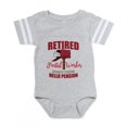 thumbnail image 1 of CafePress - Retired Postal Worker Funny - Cute Infant Baby Football Bodysuit, 1 of 3
