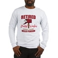 thumbnail image 1 of CafePress - Retired Postal Worker Funny Po Long Sleeve T Shirt - Unisex Cotton Long Sleeve T-Shirt, 1 of 4